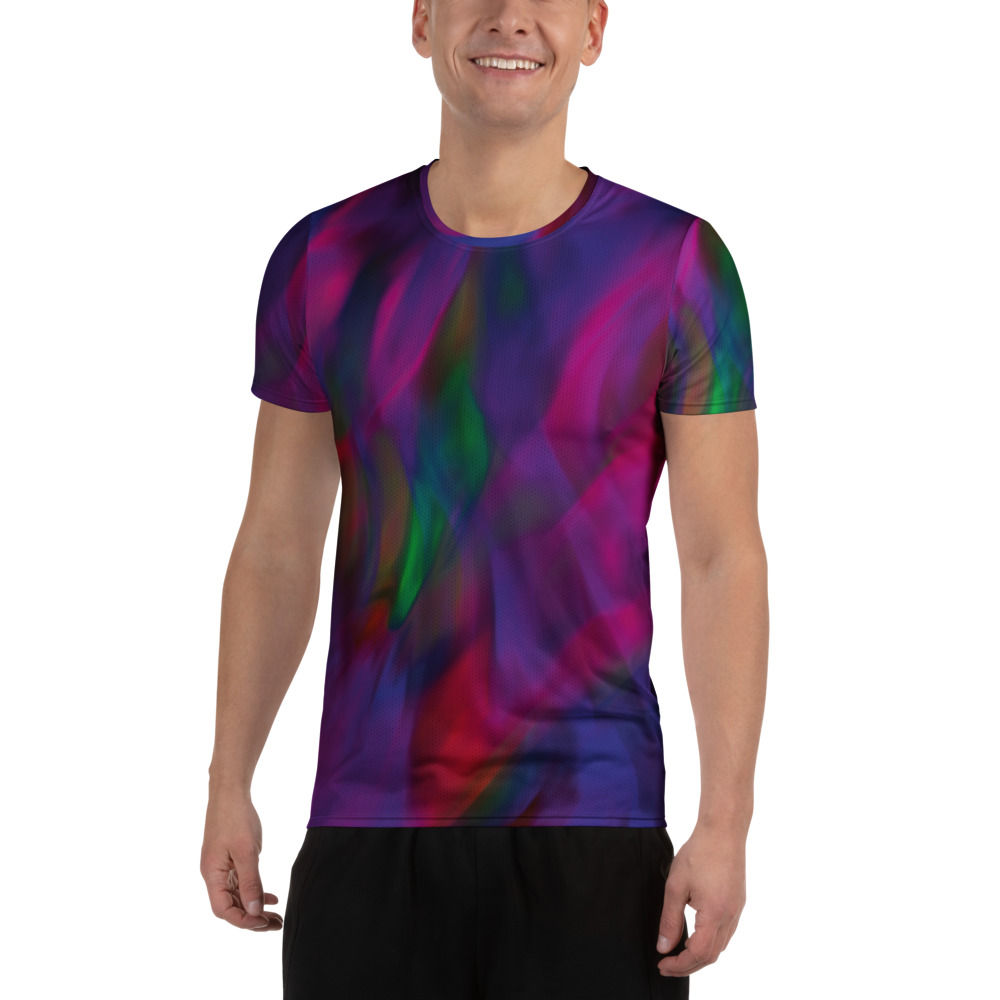 Men's Northern Lights athletic t-shirt