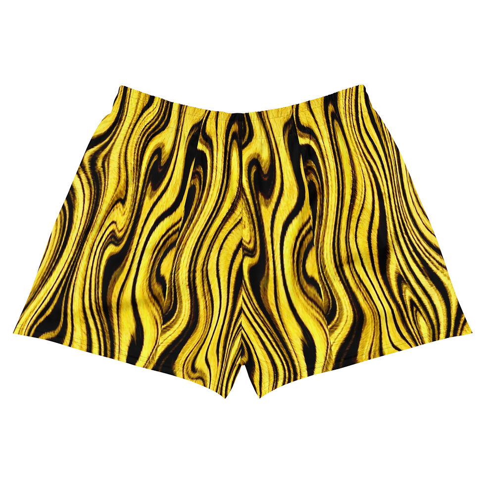 Thumbnail: All-Over Tiger Print Unisex Athletic Shorts