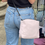 Miniatura: Bolso bandolera rosa verano