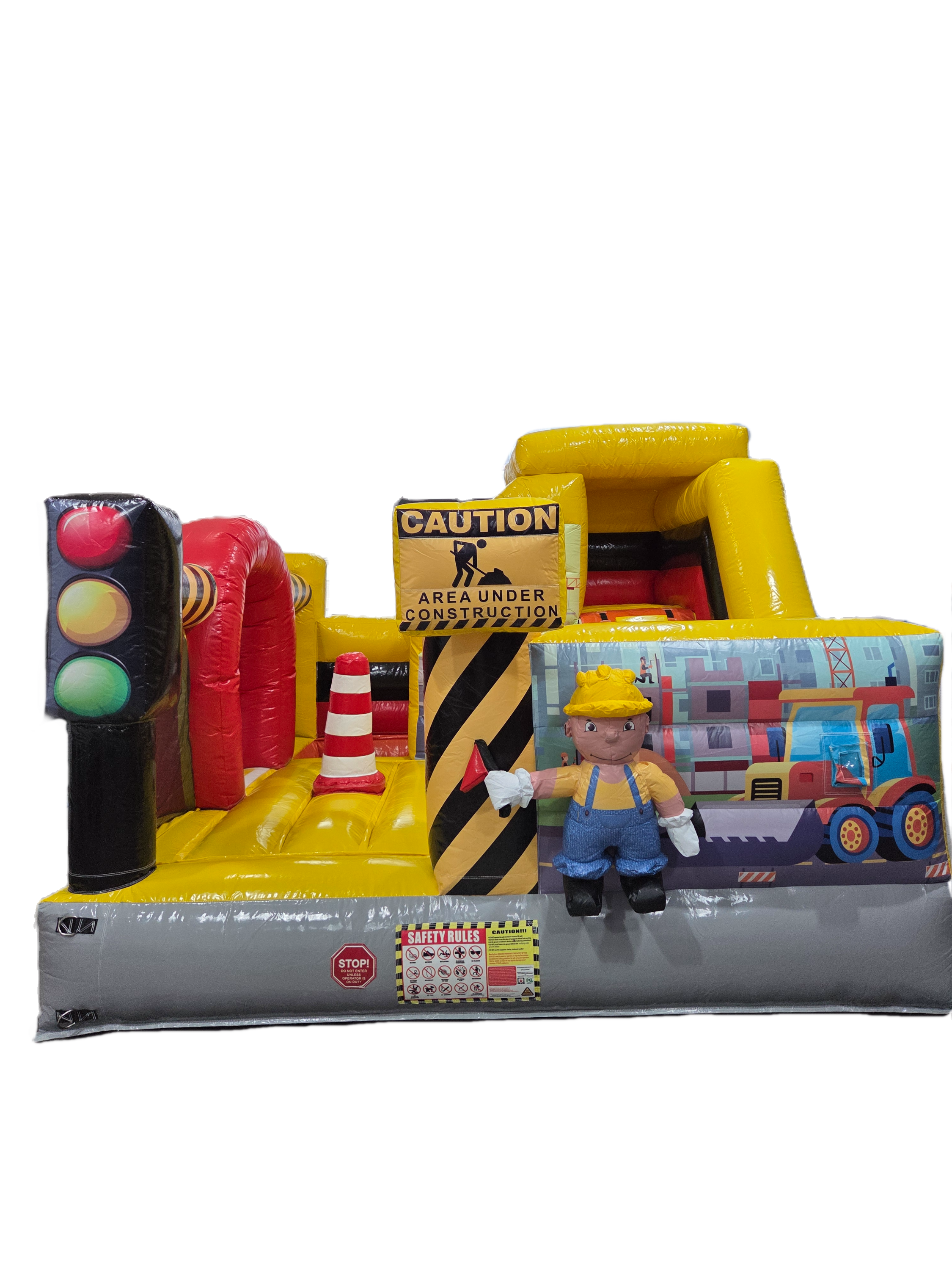 Construction Works Bouncy Castle