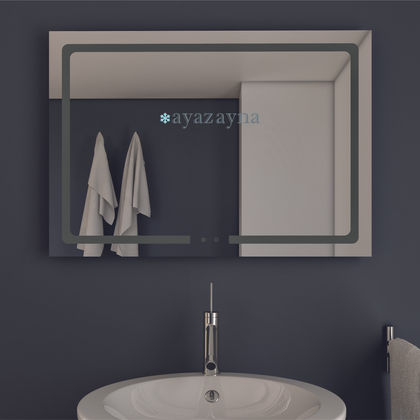 Dokunmatik, Işıklı, Buğu Önleyicili Banyo Aynası.