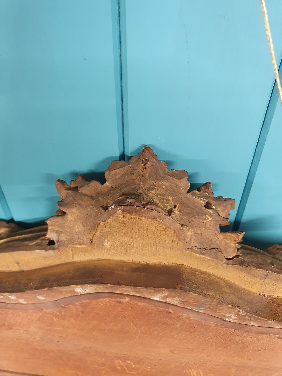 Thumbnail: 19th-century gilt wood mirror rococo style