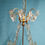 Thumbnail: Early 20th century cut glass basket chandelier 15"