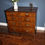 Thumbnail: Early 18th century 3F wide C1730 walnut chest of drawers
