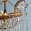 Thumbnail: Early 20th century two tier small spike chandelier 10"