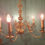 Thumbnail: 20th century antique five arm Dutch Flemish chandelier 28"