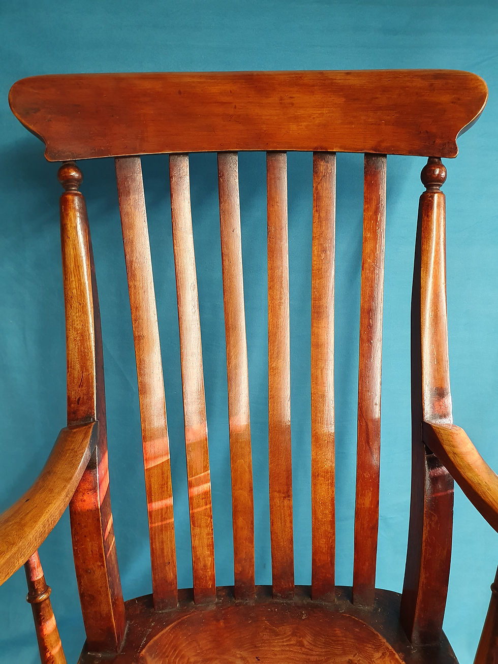 Thumbnail: Victorian Windsor Carver Chair with elm seat
