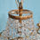 Thumbnail: Early 20th-century pair of five arm spike chandeliers 20"