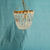 Thumbnail: Early 20th century prison bag chandelier 9"
