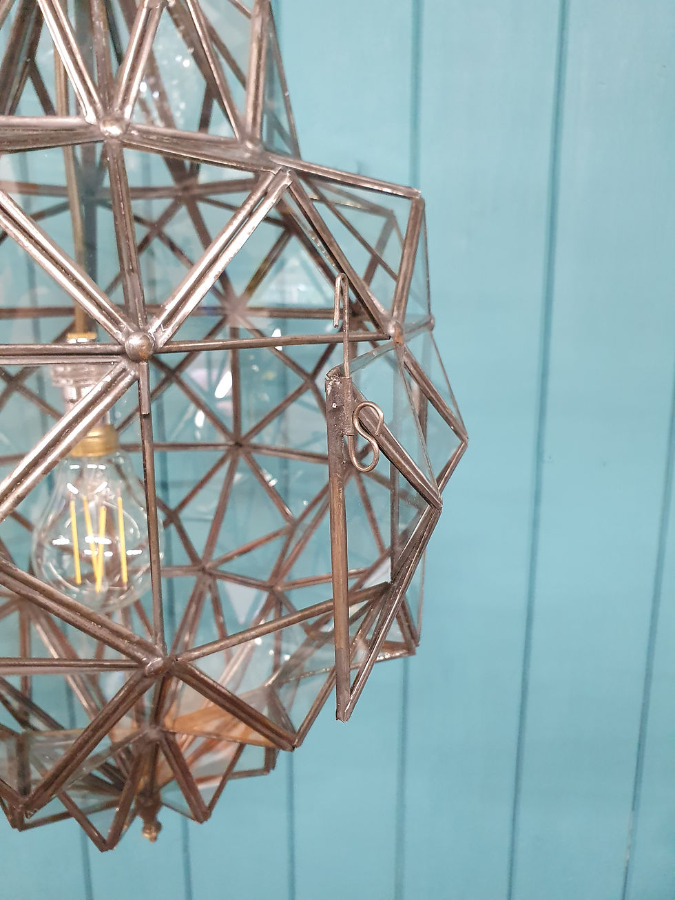 Thumbnail: Mid 20th century hall lantern 15"