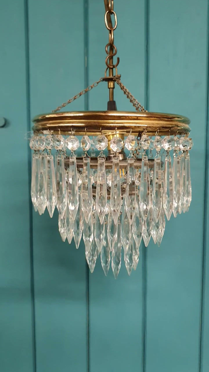Thumbnail: Early 20th century spike chandelier 8"