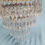 Thumbnail: Early 20th century pair of spike chandelier with finials 11"