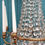 Thumbnail: Large early 20th century swag chandelier with prisms 22"