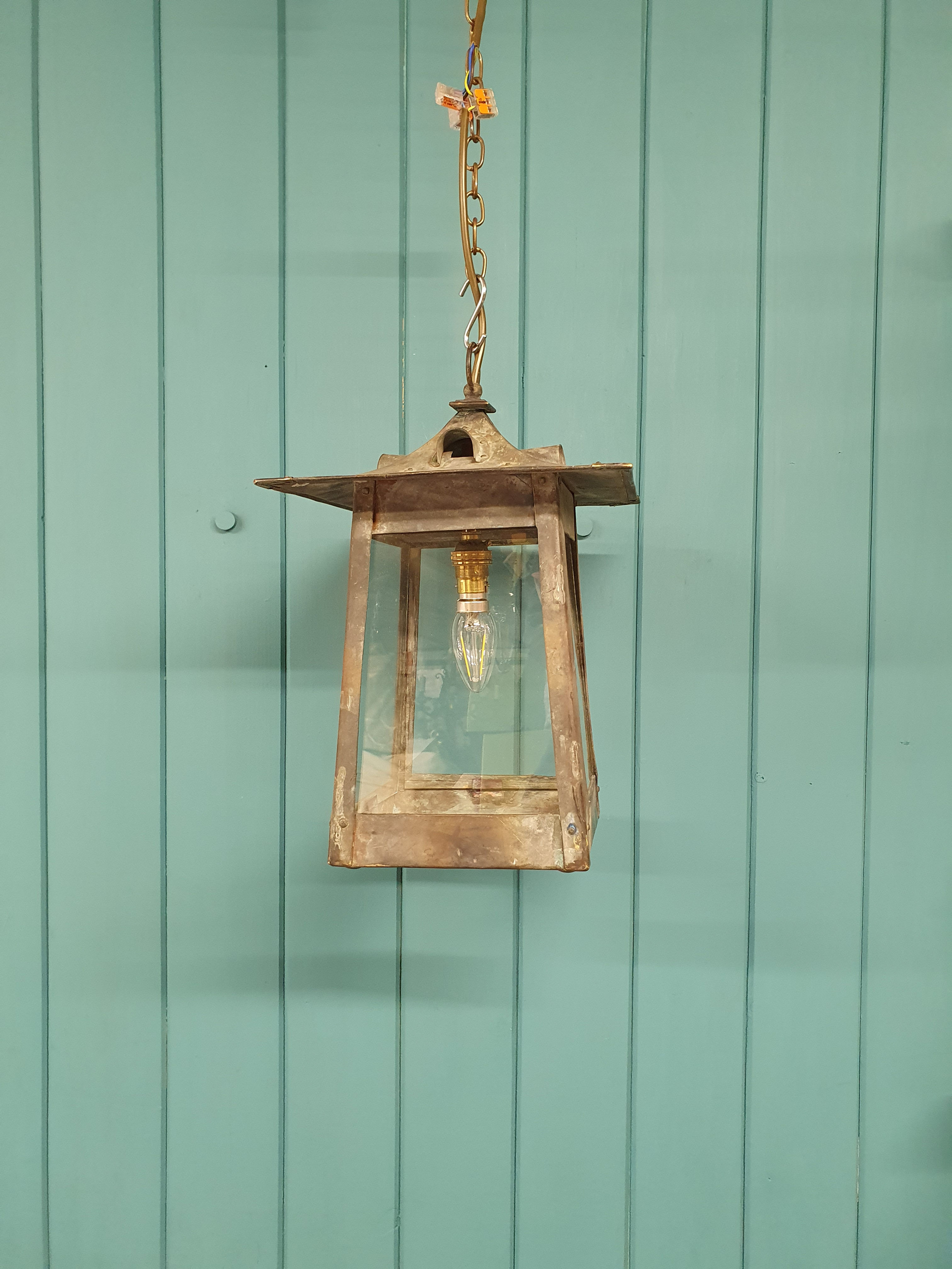 Small early 20th century lantern 10"