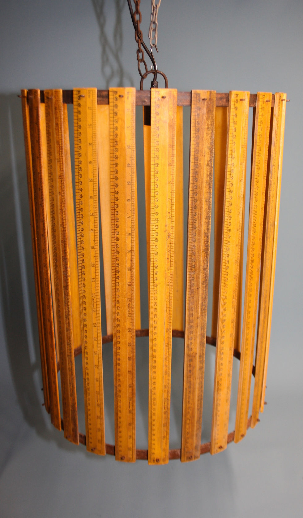 Thumbnail: Mid 20th century light made out of rulers