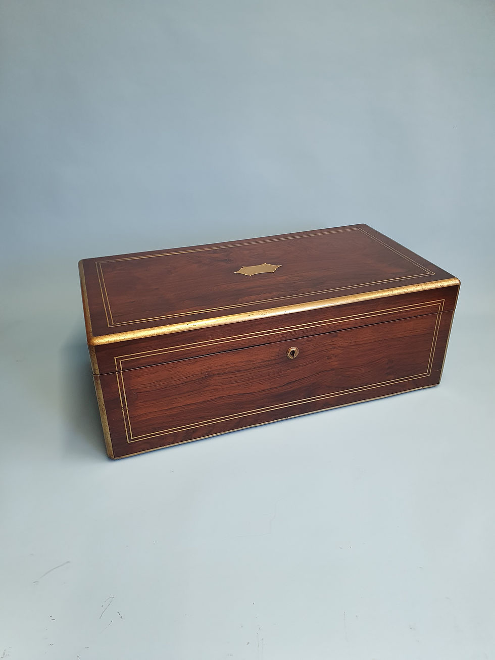 Thumbnail: Georgian large writing slope in rosewood 24"