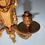 Thumbnail: Early 20th century pair of brass wall lights