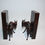 Thumbnail: Mid 20th century pair of wildebeest book ends
