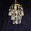 Thumbnail: Early 20th Century tierdrop Chandelier 6"