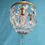 Thumbnail: Early 20th century small prism chandelier 6"