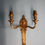 Thumbnail: Early 20th century pair of brass wall lights with cherubs