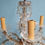 Thumbnail: Early 20th century to tier chandelier antique with 12 arms. 25"
