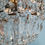 Thumbnail: Early 20th century large swag chandelier 14"