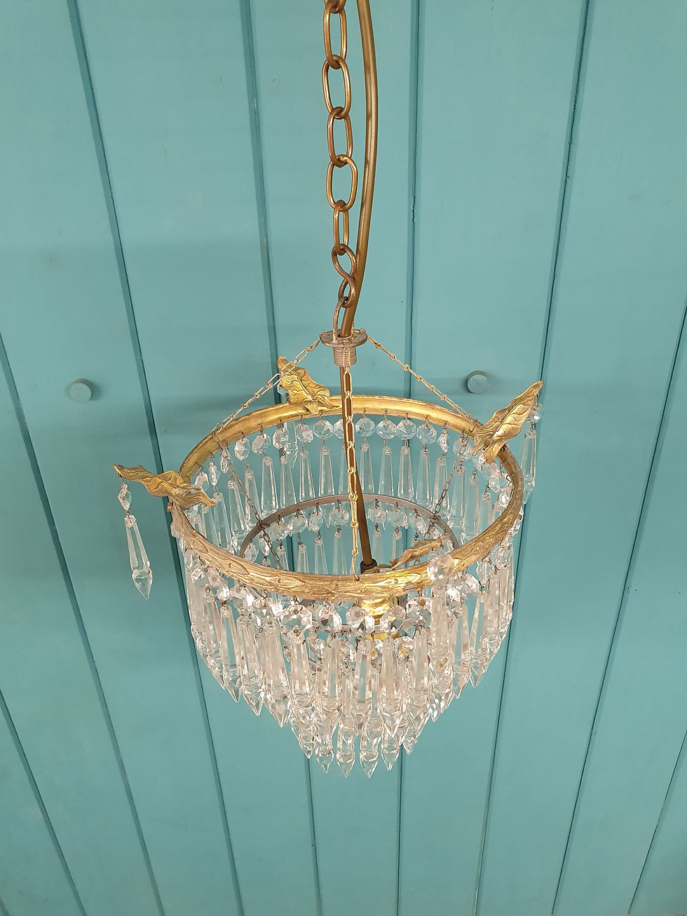 Thumbnail: Antique Spike chandelier 10"