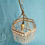 Thumbnail: Early 20th century hexagon shaped spike chandelier 8"