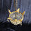 Thumbnail: Early 20th century prism bag chandelier 11"