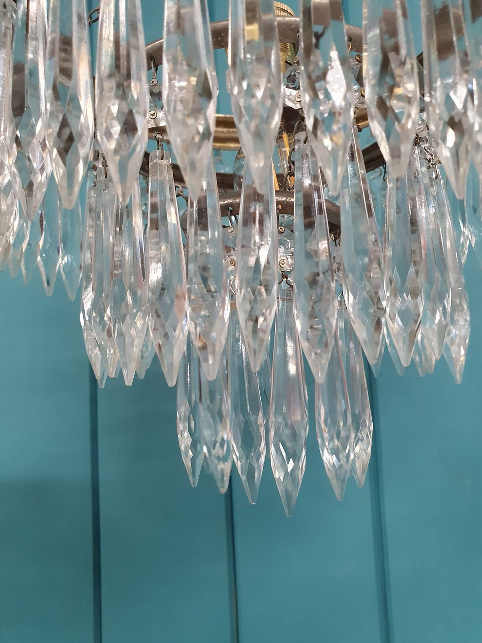 Thumbnail: Early 20th century spike chandelier 8"