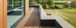 Composite Decking in Natutal Oak colour