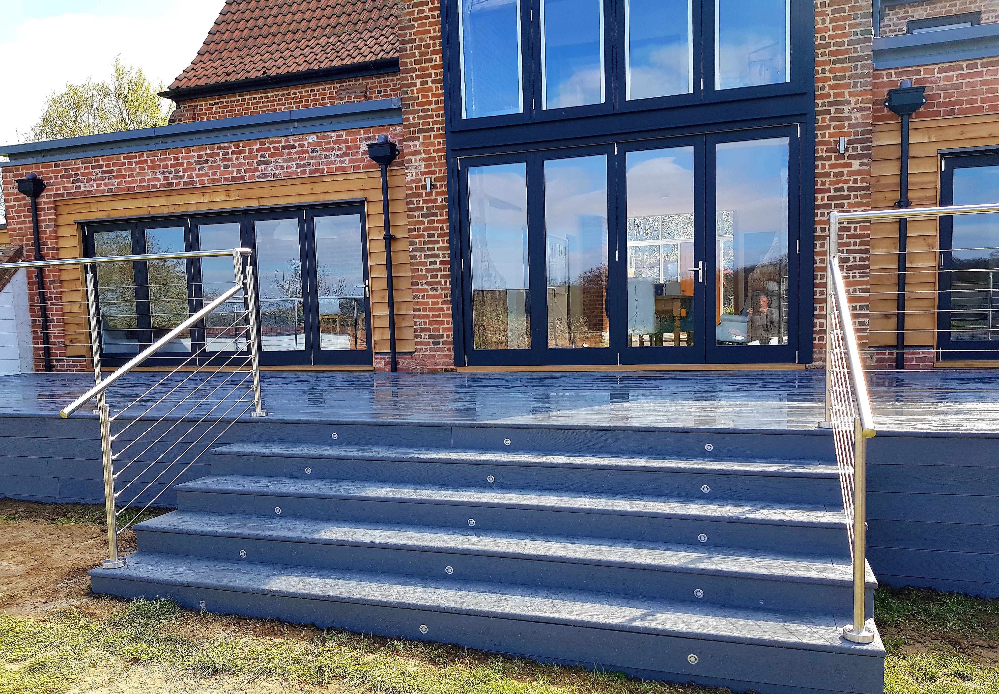 Grey Composite decking