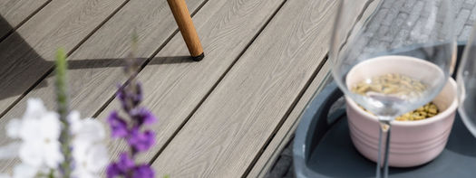 Composite Prime HD Deck 3D in Weathered Oak colour available from Essex Decking and Fencing.