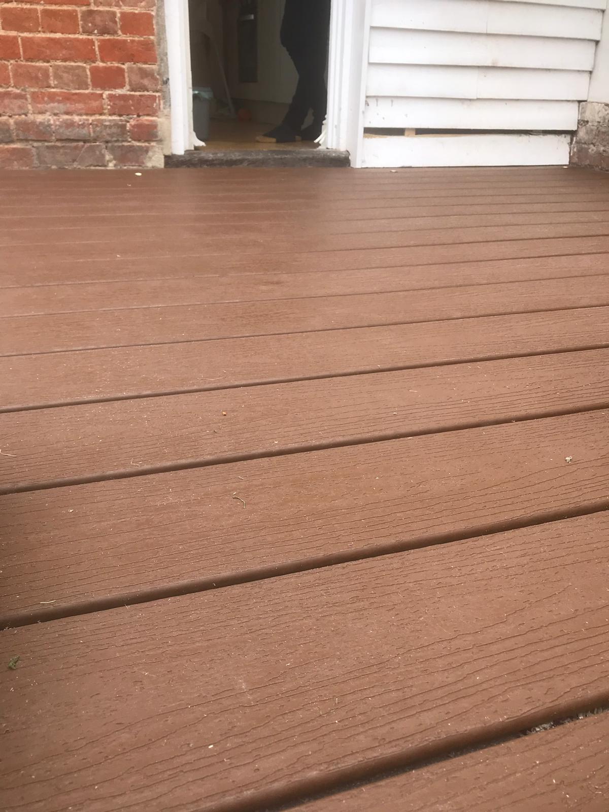 Trex composite decking