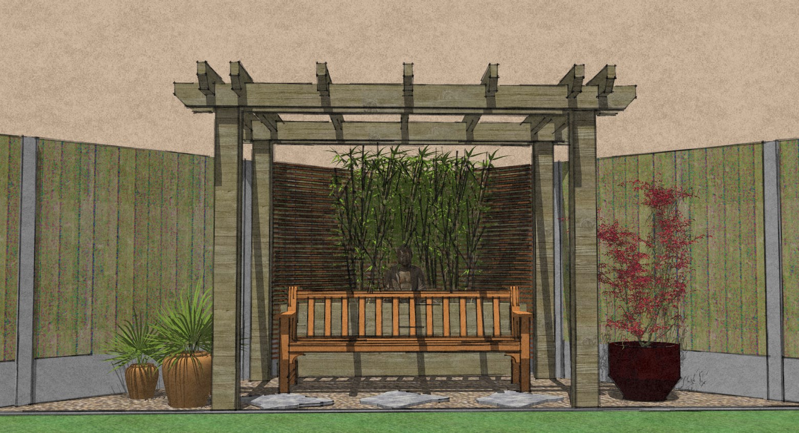 Show garden corner