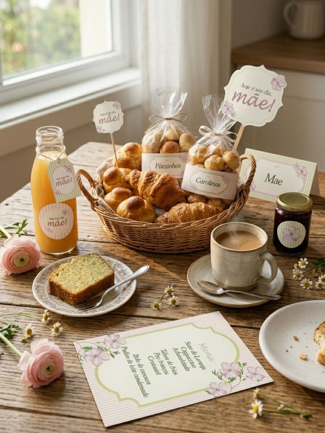 Kit Surpresa Dia das Mães para Imprimir | Arquivo Digital Personalizável