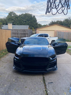 GTR parked in driveway after being hand washed and ceramic coated