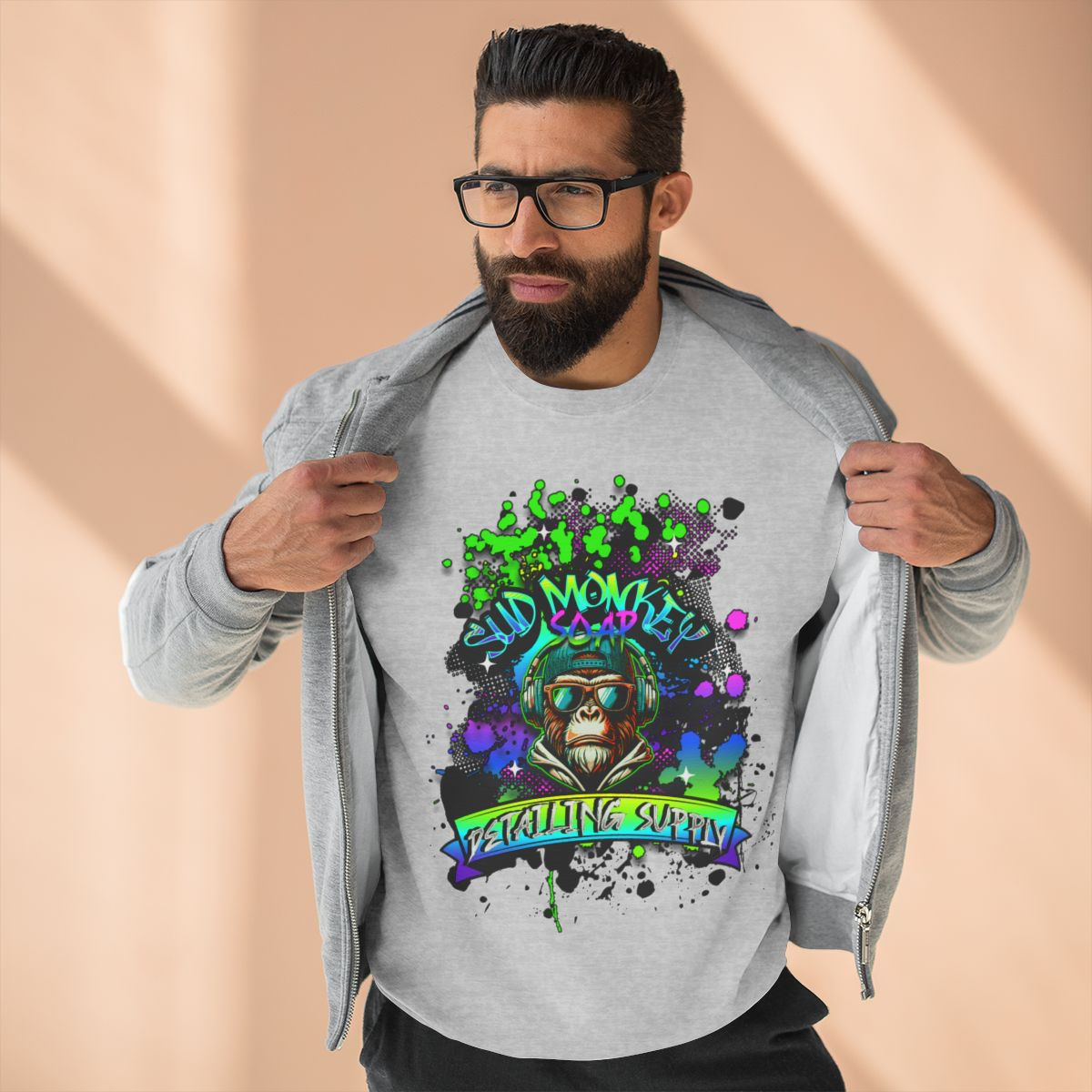 Sud Monkey Soap Crewneck Sweats