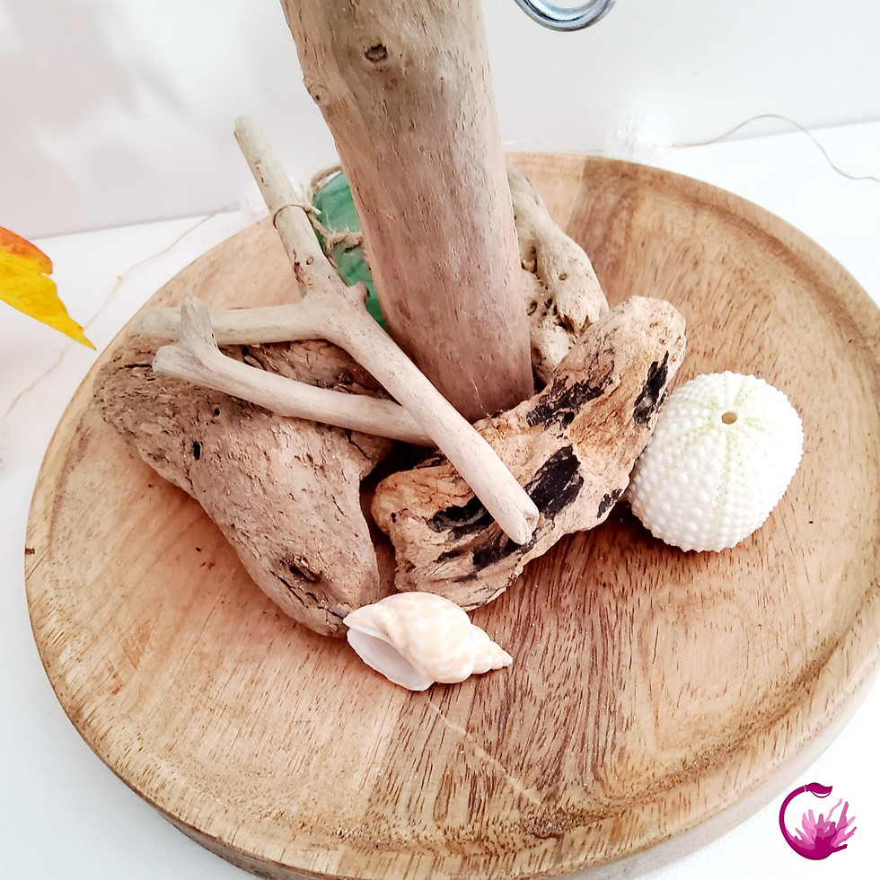 Miniature : Support 4 tasses en bois flotté