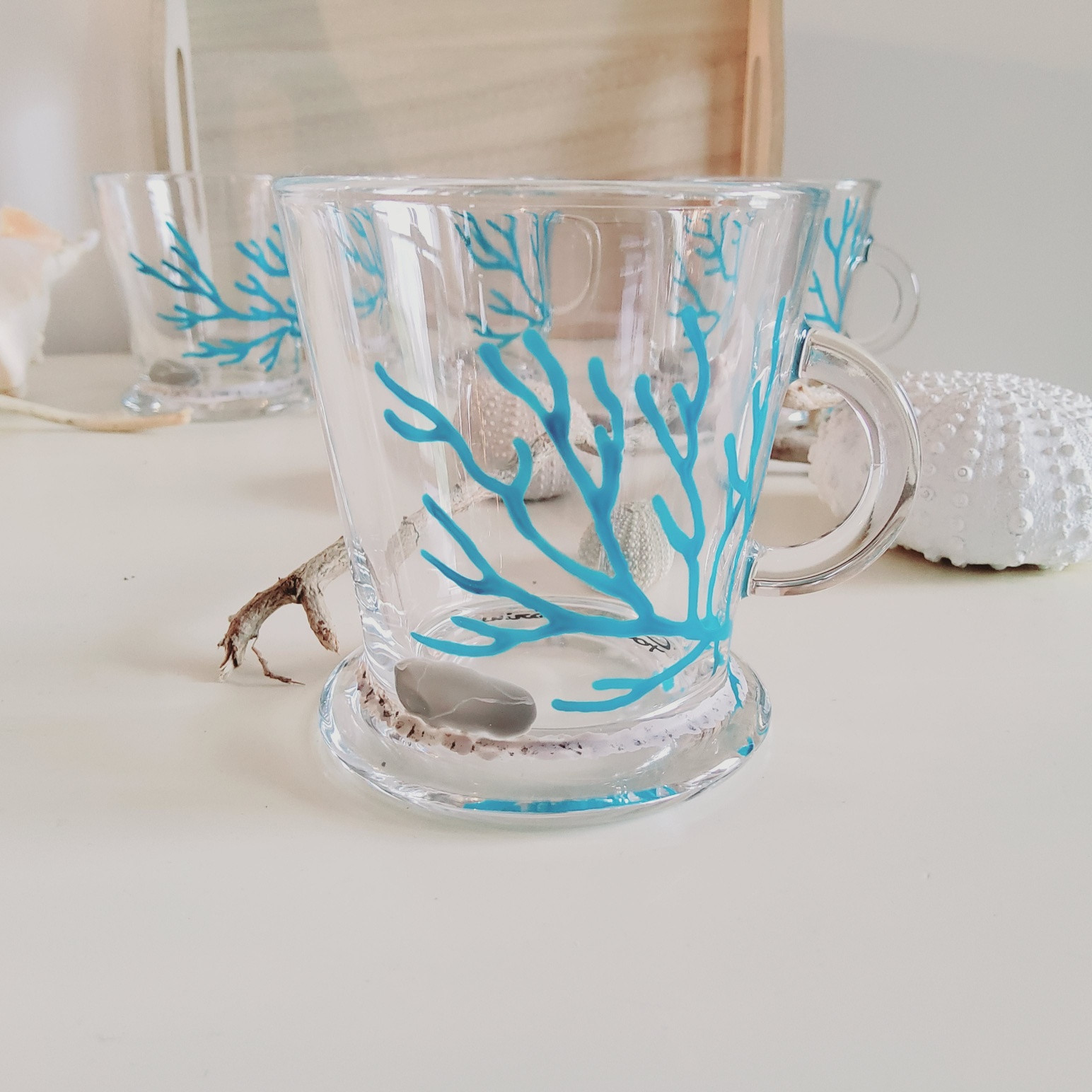Tasse expresso "Fonds Marins" 18cl