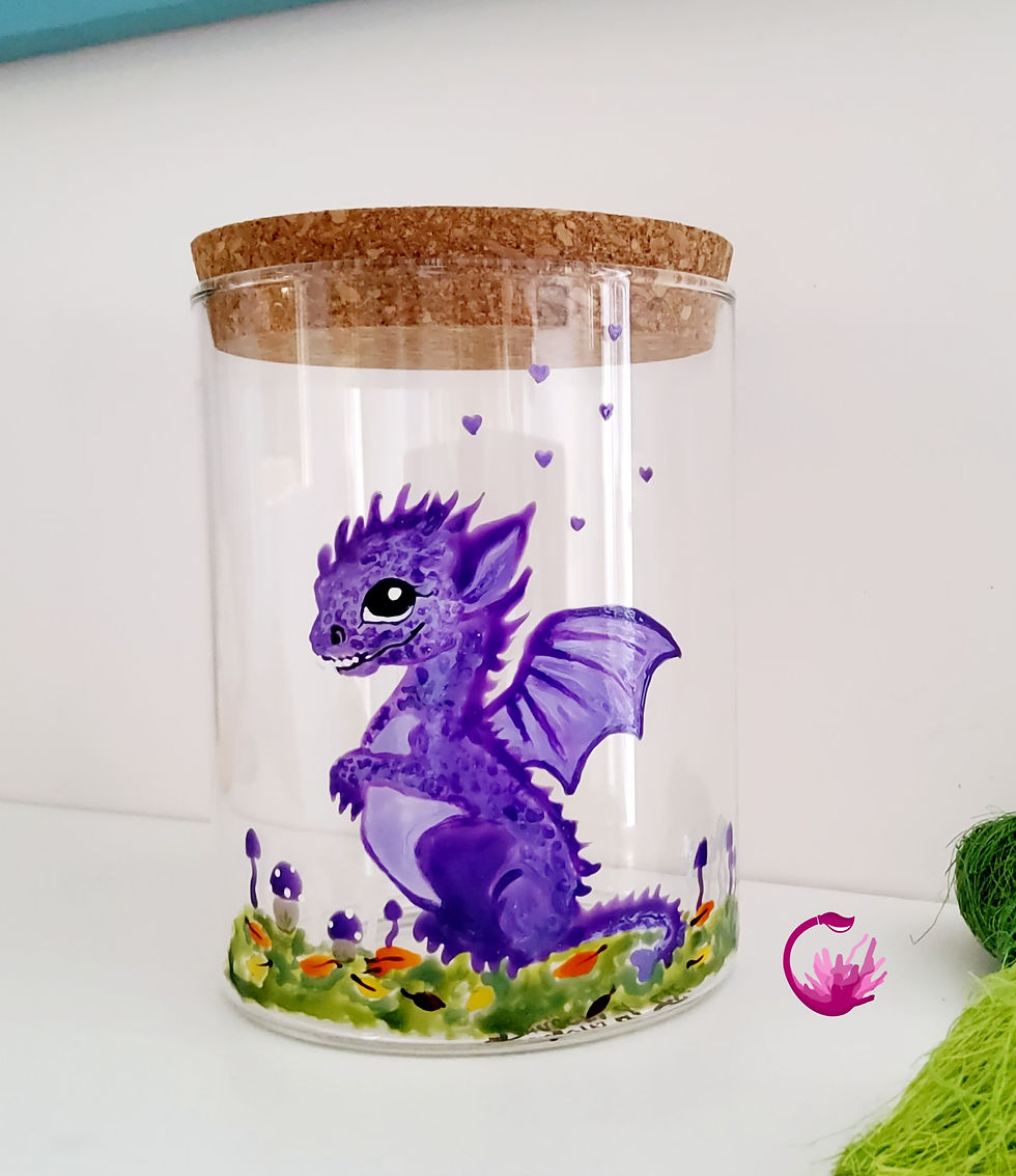 Miniature : Pot "Dragons & Cie"
