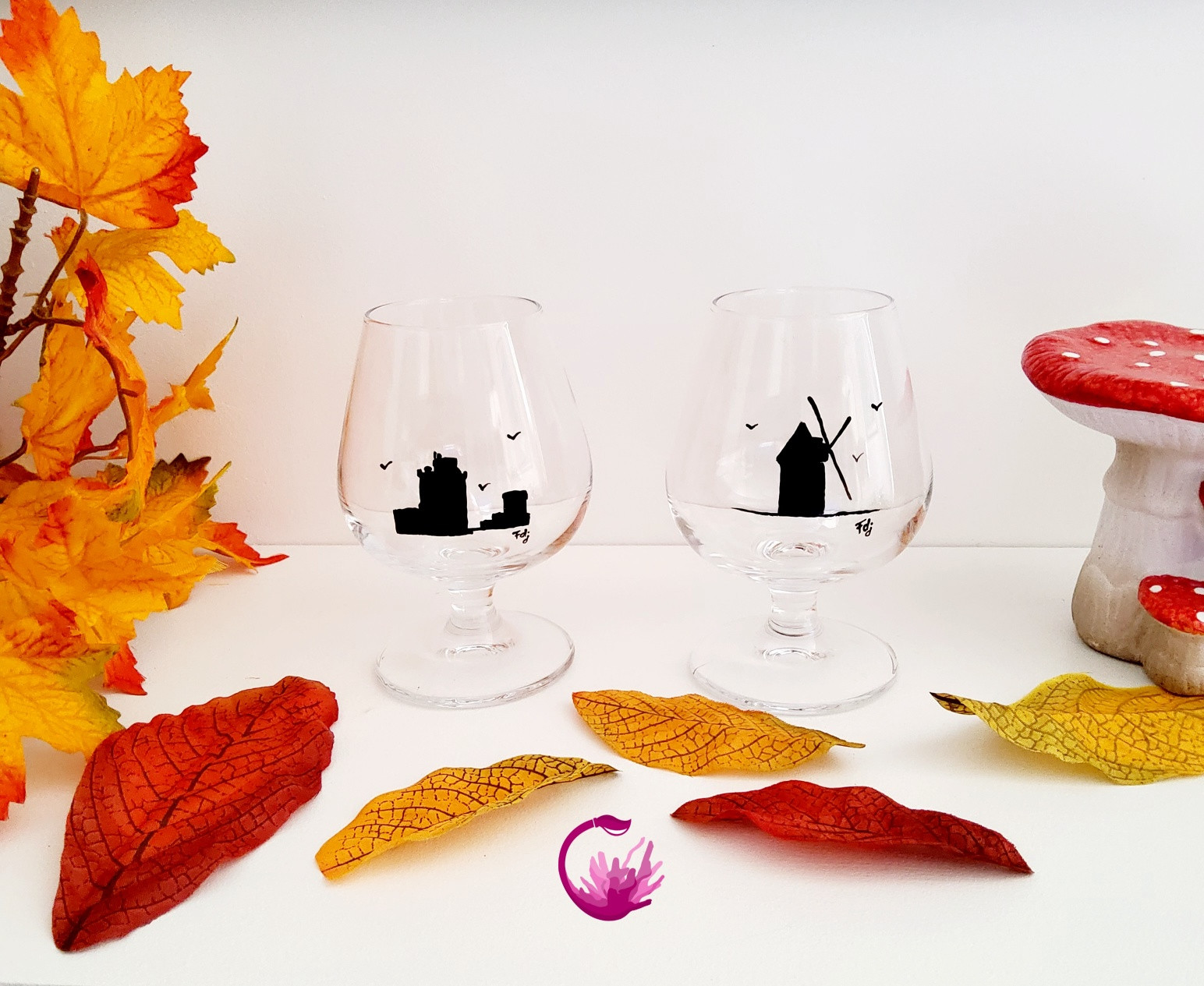 Verre à Cognac 25cl "Silhouettes de la Côte de Beauté"