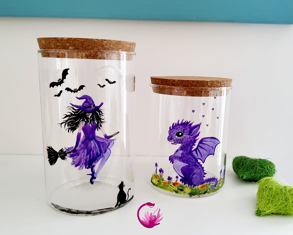 Miniature : Pot "Dragons & Cie"