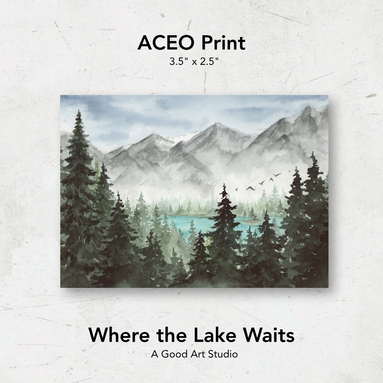 ACEO Print | Where the Lake Waits