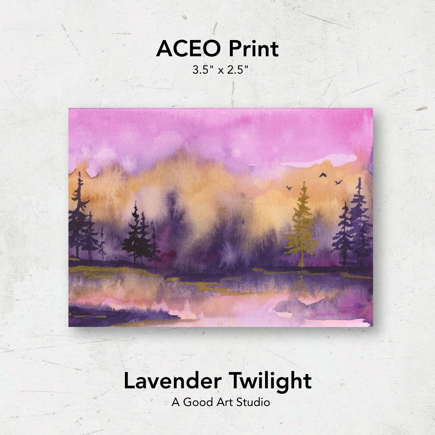 ACEO Print | Lavender Twilight