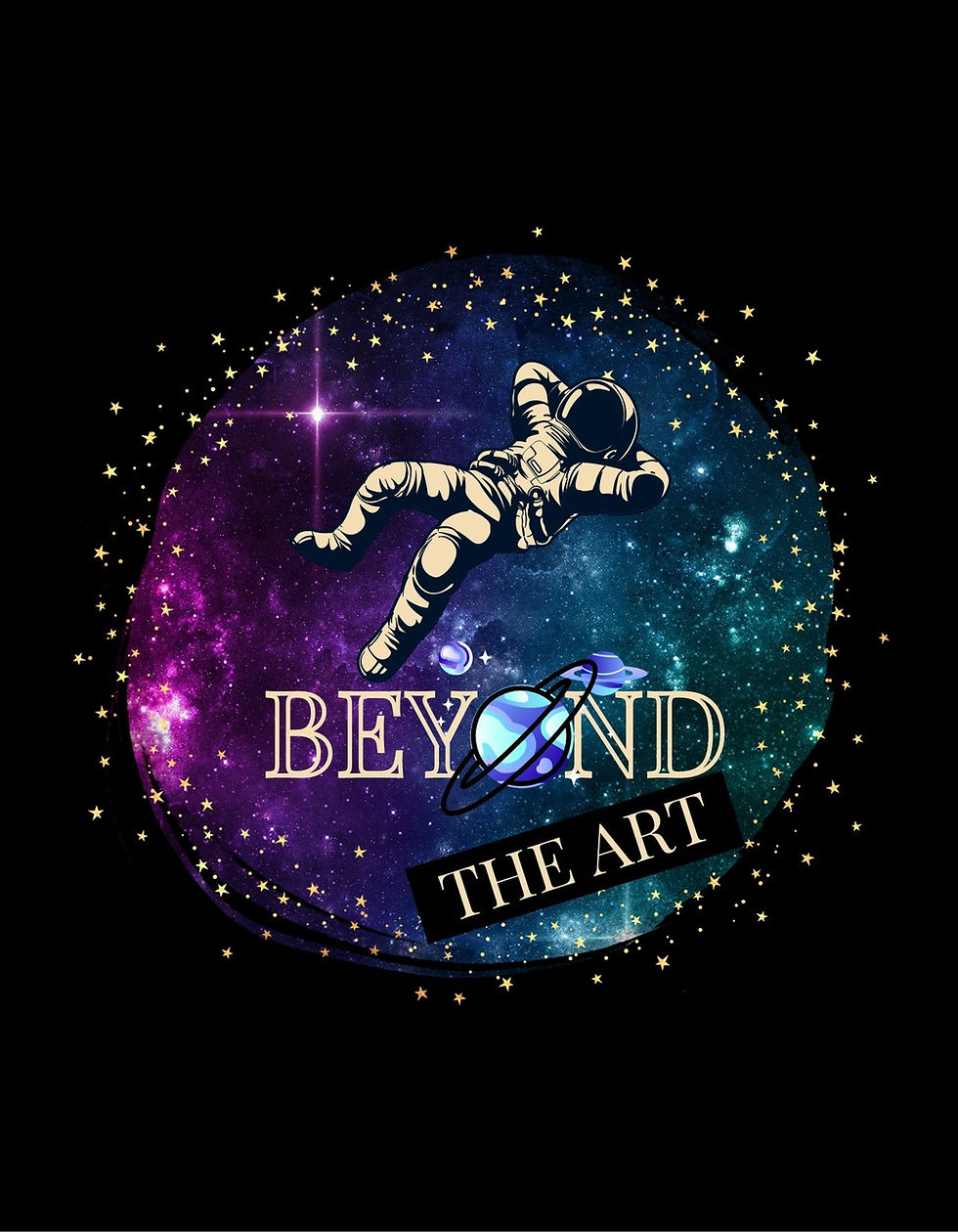 Black Astronaut in the Galaxy Tshirt