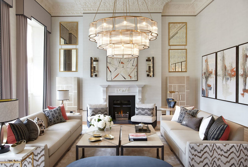 Helen Green eclectic livingroom.