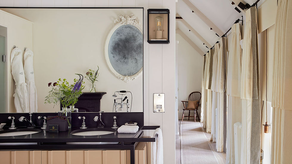 Country chic bathroom.