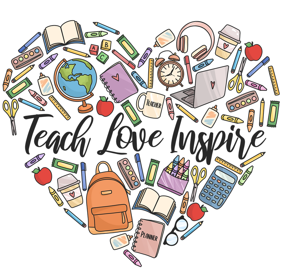 Thumbnail: Heart-shaped arrangement of school supplies
